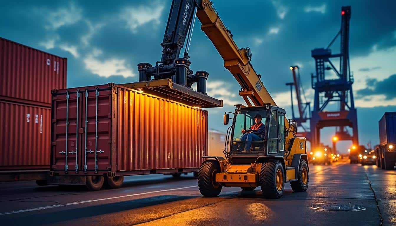 Illustration: Comprendre les spécificités du chariot élévateur pour la manutention des conteneurs