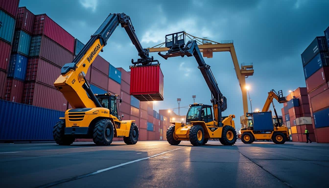 Illustration: Les catégories de chariots élévateurs pour manipuler efficacement les conteneurs