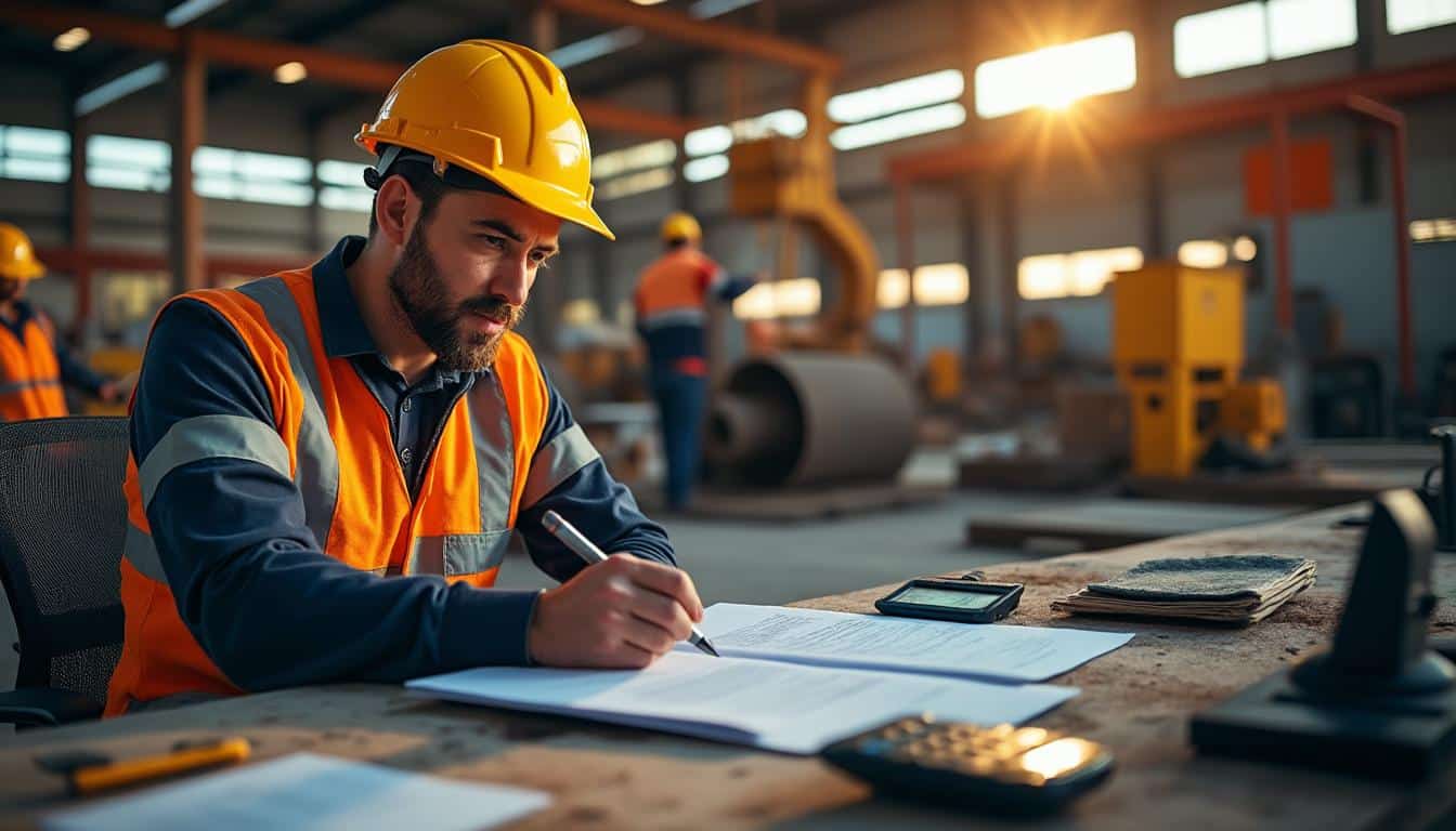 Illustration: Comprendre la rupture conventionnelle pour un ouvrier dans le BTP