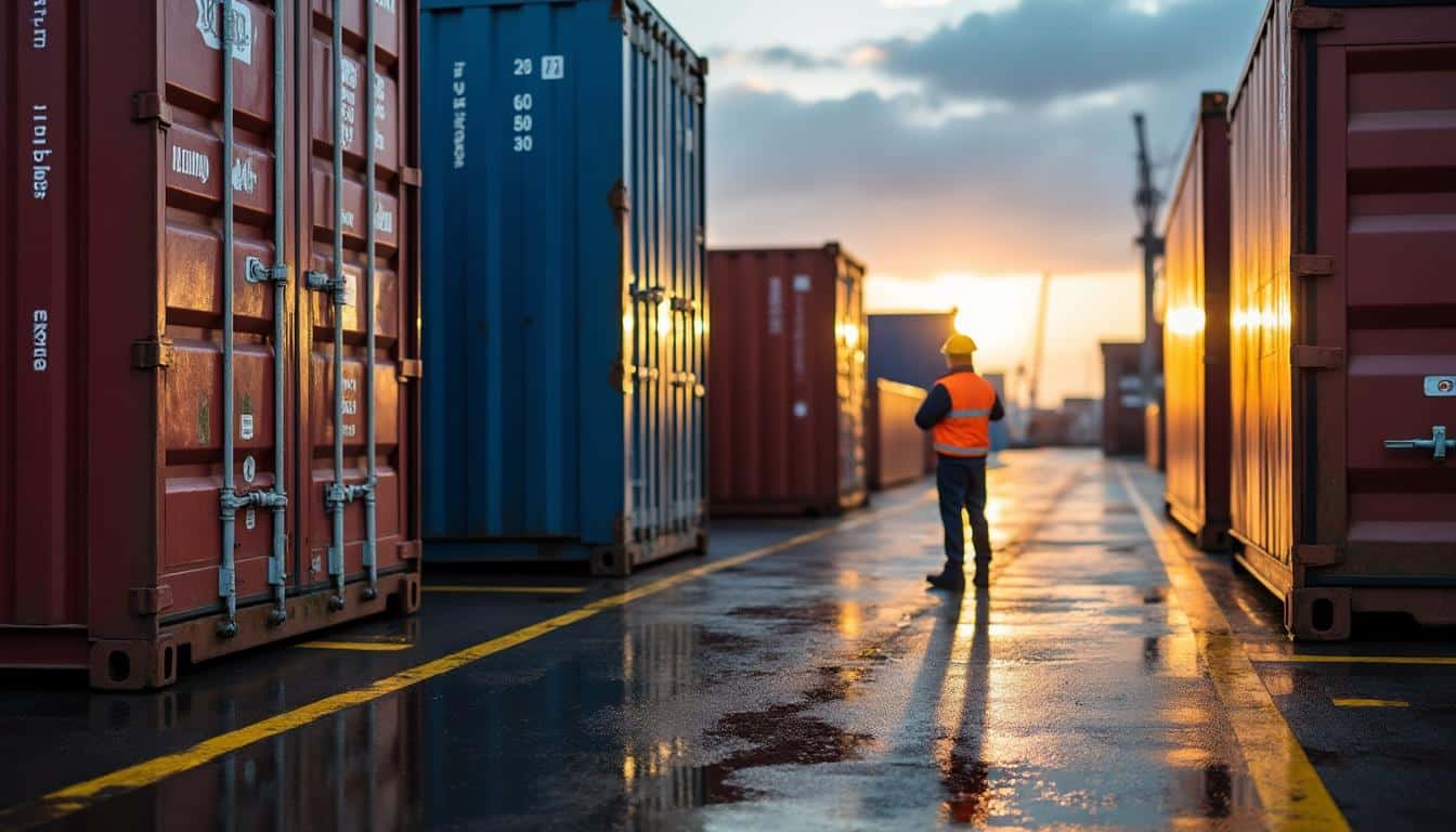 Illustration: Comprendre les dimensions clés des conteneurs maritimes