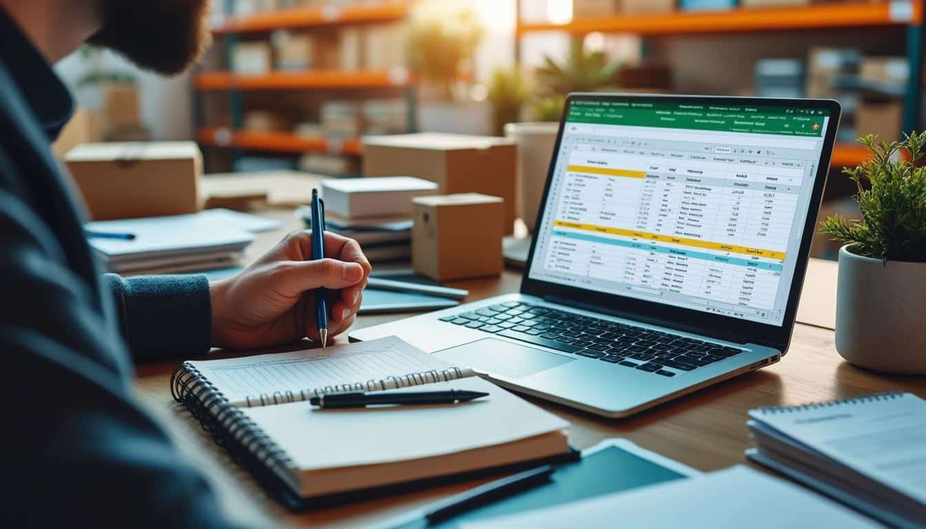 Illustration: Pourquoi choisir un tableau d’inventaire de stock sous Excel pour votre gestion ?