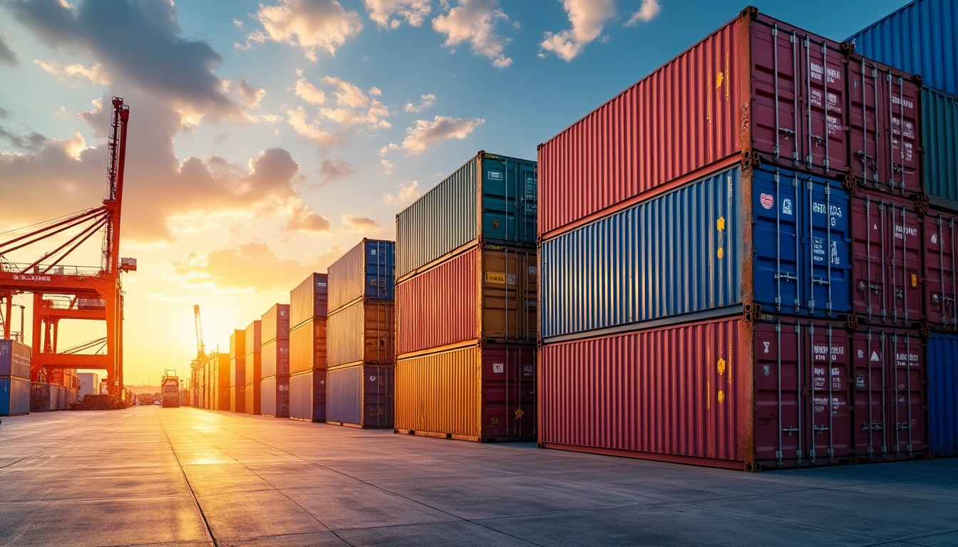 Illustration: Comprendre les tailles standards des containers dans le transport maritime