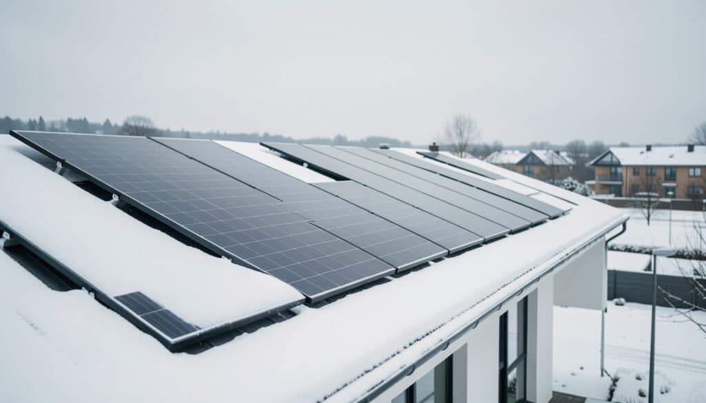 Rendement du panneau solaire Voltamax 400 W en hiver
